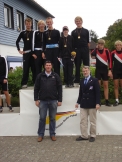 Florian Rosenke siegt im September 2009 in Hannover gemeinsam mit Max Schnitker, Henning Spreckelmeyer, Steffen Vollmer und Steuermann Henri Kuper bei den Rennen um den Deutschen Schülerpokal.