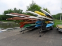 Regatta in Kassel: Verlade der Boote